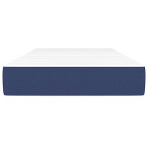 vidaXL Pocketveringmatras 80x200x20 cm stof blauw