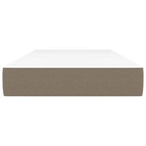 vidaXL Pocketveringmatras 80x200x20 cm stof taupe