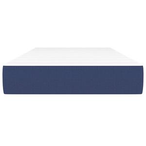 vidaXL Pocketveringmatras 100x200x20 cm stof blauw