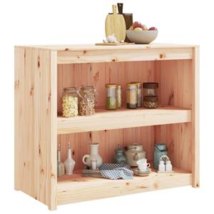vidaxl Keukenkast voor buiten 106x55x92 cm massief grenenhout