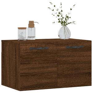 vidaXL Wandkast 60x36,5x35 cm bewerkt hout bruin eikenkleur