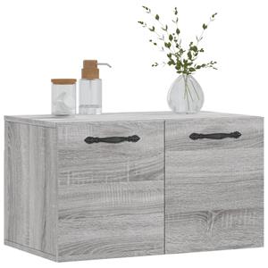 vidaXL Wandkast 60x36,5x35 cm bewerkt hout grijs sonoma eikenkleurig