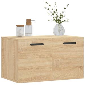 vidaXL Wandkast 60x36,5x35 cm bewerkt hout sonoma eikenkleurig