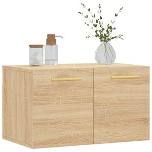 vidaXL Wandkast 60x36,5x35 cm bewerkt hout sonoma eikenkleurig