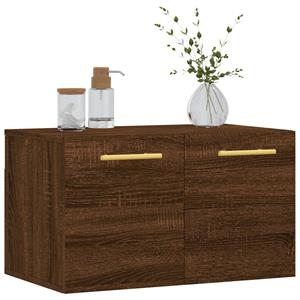 vidaXL Kleiderschrank Wandschrank Hängeschrank Aufbewahrung Braun Eichen-Optik 60x36,5x35cm