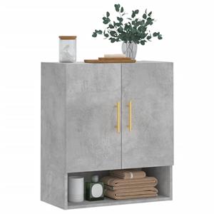 vidaXL Fächerschrank Wandschrank Betongrau 60x31x70 cm Holzwerkstoff (1-St)