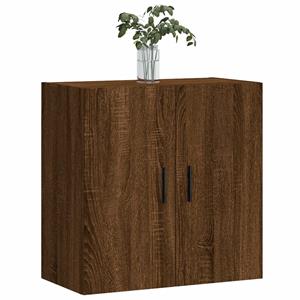 vidaXL Wandkast 60x31x60 cm bewerkt hout bruin eikenkleur