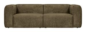 3,5-zits Bank Bean Structure Velvet - Moss