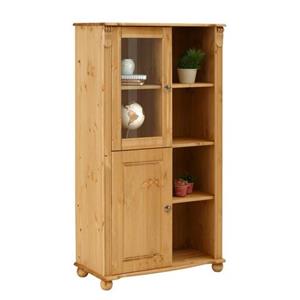 Home affaire Vitrine "Ferrera", aus massiver Kiefer