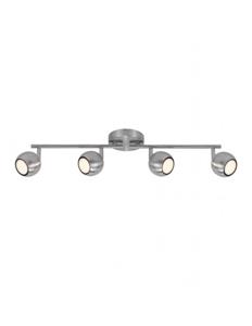 Nordlux Deckenleuchte Chicago in Silber GU10 4-flammig
