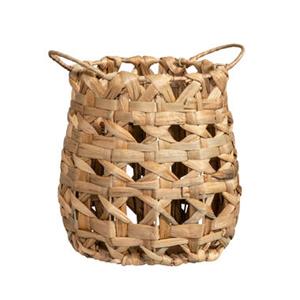Leen Bakker Mand Ovaal - naturel - waterhyacint - 26xØ26 cm