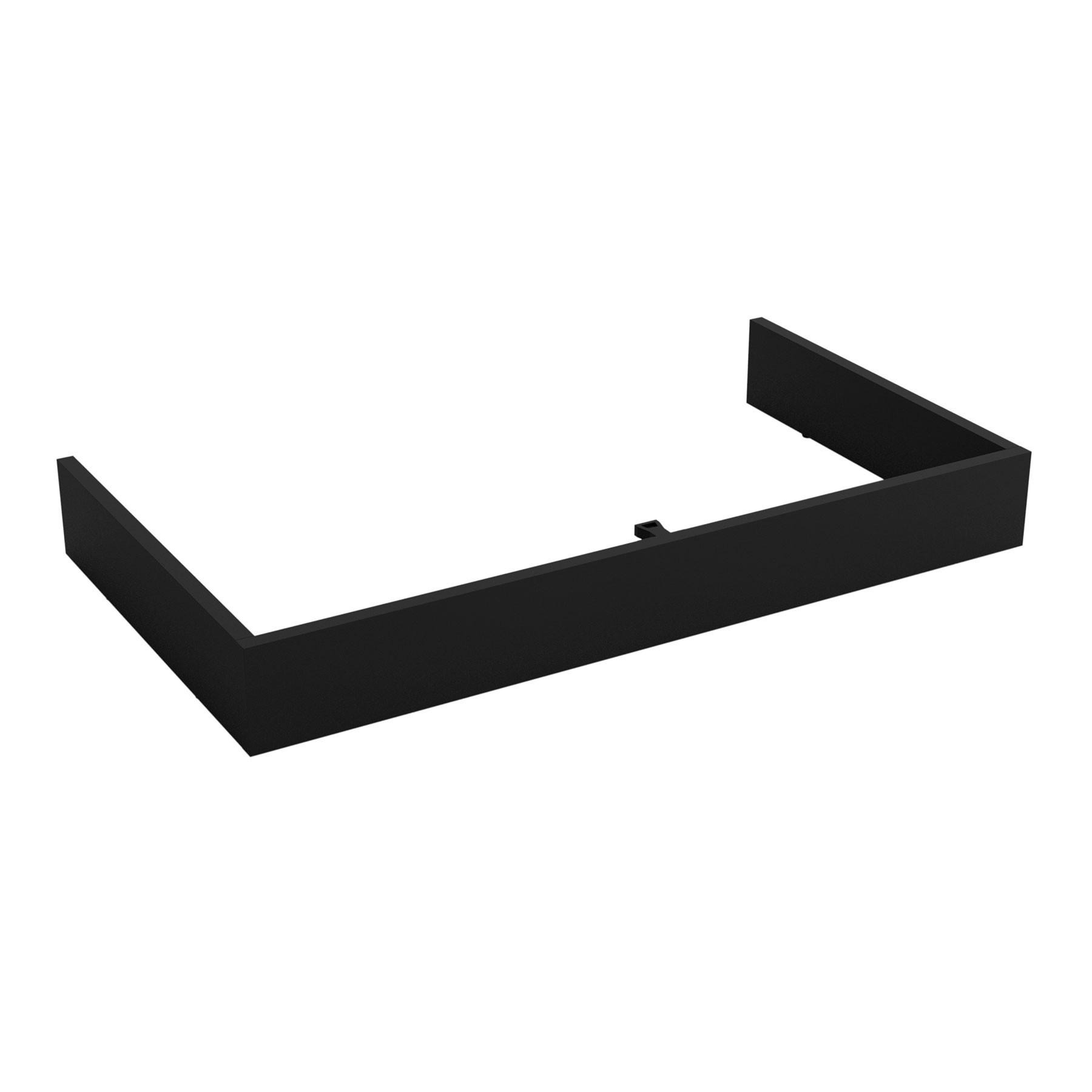 Muebles plint voor badkamermeubel 100cm zwart mat