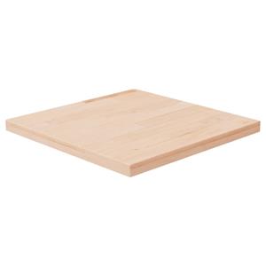 VidaXL Tafelblad vierkant 40x40x2,5 cm onbehandeld massief eikenhout