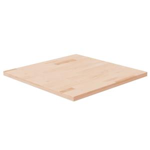 VidaXL Tafelblad vierkant 60x60x2,5 cm onbehandeld massief eikenhout