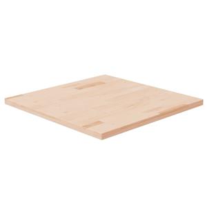 VidaXL Tafelblad vierkant 60x60x2,5 cm onbehandeld massief eikenhout