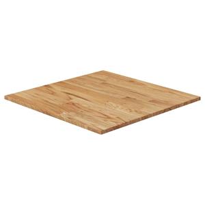 VidaXL Tafelblad vierkant 70x70x1,5cm massief eiken lichtbruin