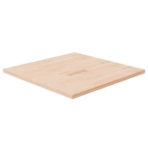 VidaXL Tafelblad vierkant 70x70x2,5 cm onbehandeld massief eikenhout