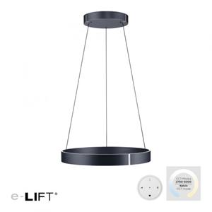 Paul Neuhaus Hanglamp E-Clipse e-Lift Ø 70 cm donker grijs