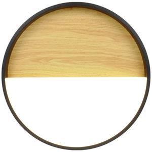 ECO-Light 9350 S WO VISTA LED-Deckenleuchte LED 25W Holz, Schwarz