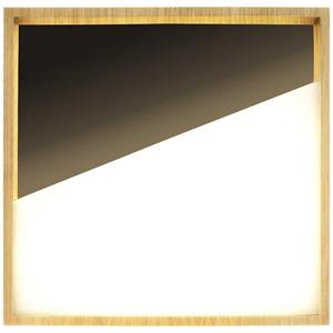 ECO-Light 9360 S NERO VISTA LED-Deckenleuchte LED 25W Schwarz, Holz