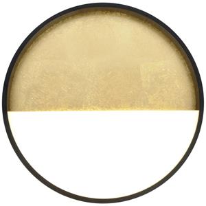 ECO-Light 9350M GO VISTA LED-Deckenleuchte LED 32W Gold, Schwarz