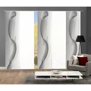 HOME WOHNIDEEN Schiebegardine "FILIZ 5er SET", (5 St.)