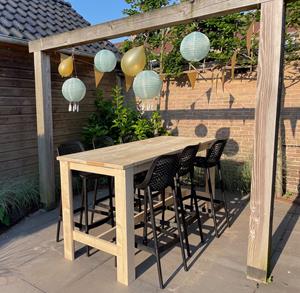 Loods XL Steigerhouten bar/statafel Alwin