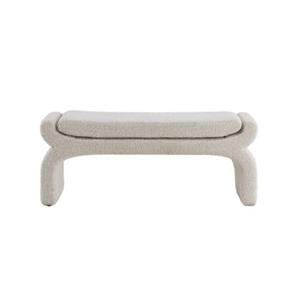 Light & Living Nafya poef 119x45x48 cm - bouclÃ© beige