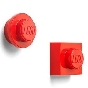 LEGO Magneten set van 2x2, Rood - 