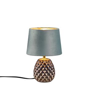 BES LED LED Tafellamp - Trion Aroniz - E14 Fitting - Rond - Groen - Keramiek