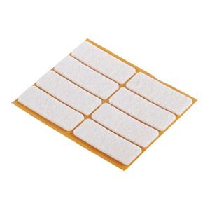 Fix-O-Moll Meubelviltglijders Zelfklevend Wit 16x44mm 8 St
