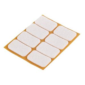 Fix-O-Moll Meubelviltglijders Zelfklevend Wit 22x36mm 8 St