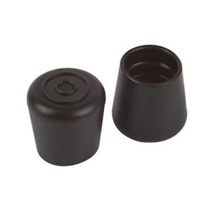 Fix-O-Moll Anti-slip Pootdoppen Zwart 18mm 4 St