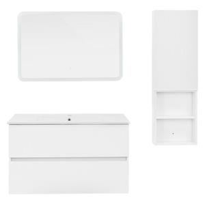 ML-Design 4-delige Badkamermeubelset, Wit