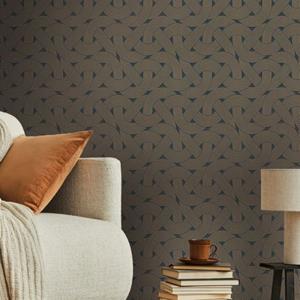Livingwalls Behang Art Deco Motief Zwart En Goud - 53 Cm X 10,05 M - As-391751