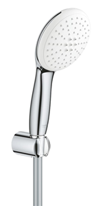 GROHE Tempesta 110 Handdoucheset - Ø11cm - 2 straalsoorten - 7.4l/min - niet verstelbaar - 125cm - chroom 26164003