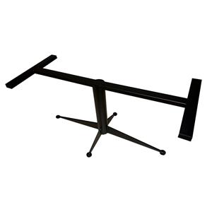 Furniture Legs Europe Stalen tafelonderstel zwart kolom 170 bij 70 cm en hoogte 72 cm