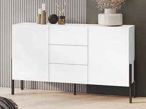 Mobistoxx Dressoir JUKAMI 2 deuren 3 lades 150 cm wit