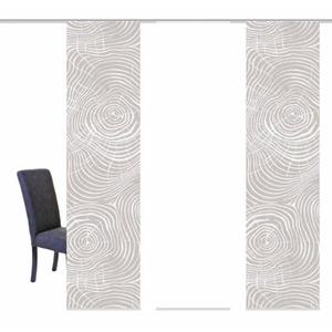 HOME WOHNIDEEN Paneelgordijn MADERAS HxB: 245x60, inclusief bevestigingsmateriaal (3 stuks)