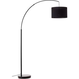 Places of Style Staande lamp ELIJAH Booglamp textielen kap stof ø 36 cm (1 stuk)