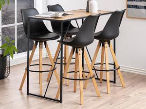 Mobistoxx Bartafel SCALA 120 cm wilde eik/zwart