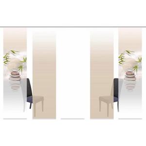 HOME WOHNIDEEN Paneelgordijn BUDA HxB: 245x60, inclusief bevestigingsmateriaal (5 stuks)