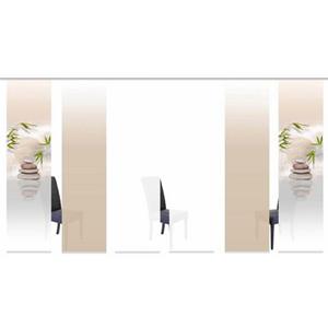 HOME WOHNIDEEN Paneelgordijn BUDA HxB: 245x60, inclusief bevestigingsmateriaal (6 stuks)