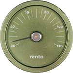 Rento Aluminium Thermometer groen