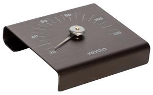 Rento Aluminium Thermometer Bruin Zwart