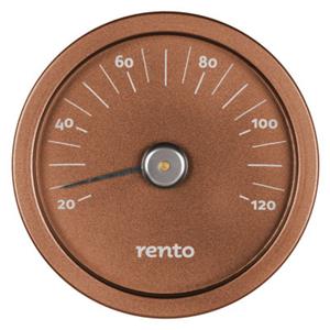 Rento Aluminium Thermometer koper bruin