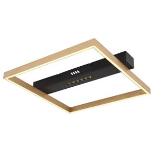 Deckenleuchte ¦ schwarz ¦ Maße (cm): B: 43 H: 6,9 T: 39,2  - Möbel Kraft