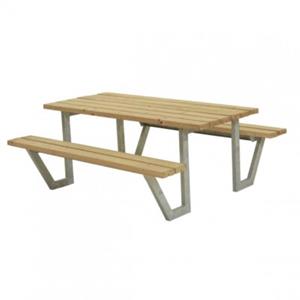 Trendyard ThermoWood Picknicktafel Stalen Frame Wega