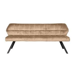 Giga Meubel  Eetkamerbank Raster 180 Champagne Velvet - Polyester