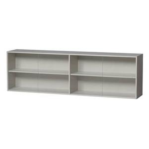 Basiclabel Muurkast Klink - Grenen - Mist - 60x200x35